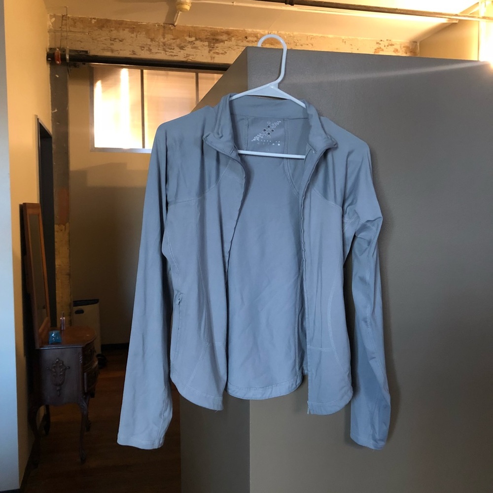 Bliss Grey Zip Up Jacket